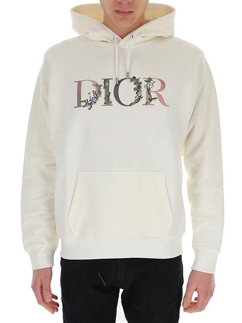 christian dior hoodie weiß|christian dior jumper men's.